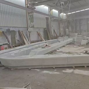 惠州 花岗岩整石坐凳拼装