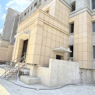 惠州 黄金麻干挂，工地实拍