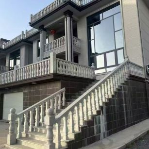 惠州 芝麻白别墅阳台栏杆，楼梯栏杆