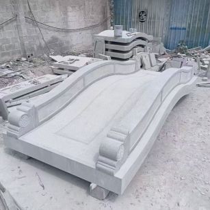 惠州 芝麻灰花岗岩园林景观 小石桥