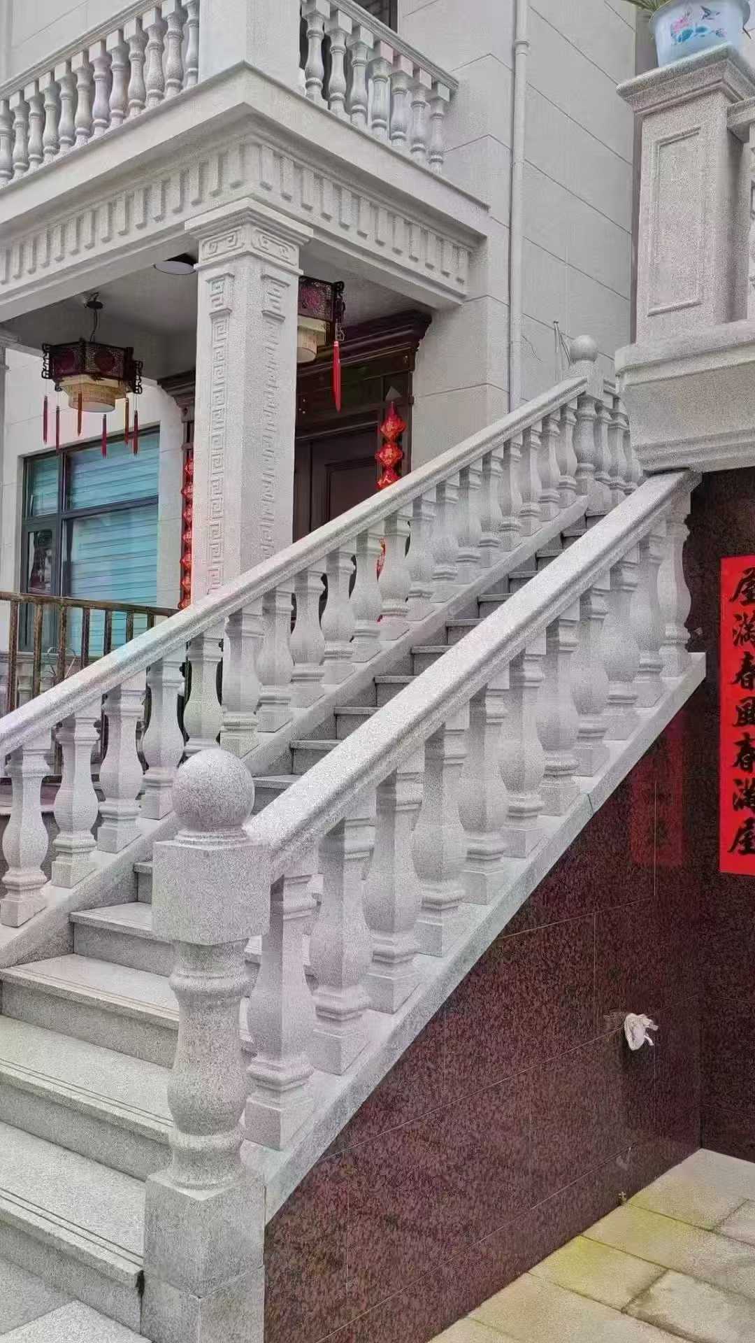 惠州 天然石材 阳台庭院护栏、栏杆