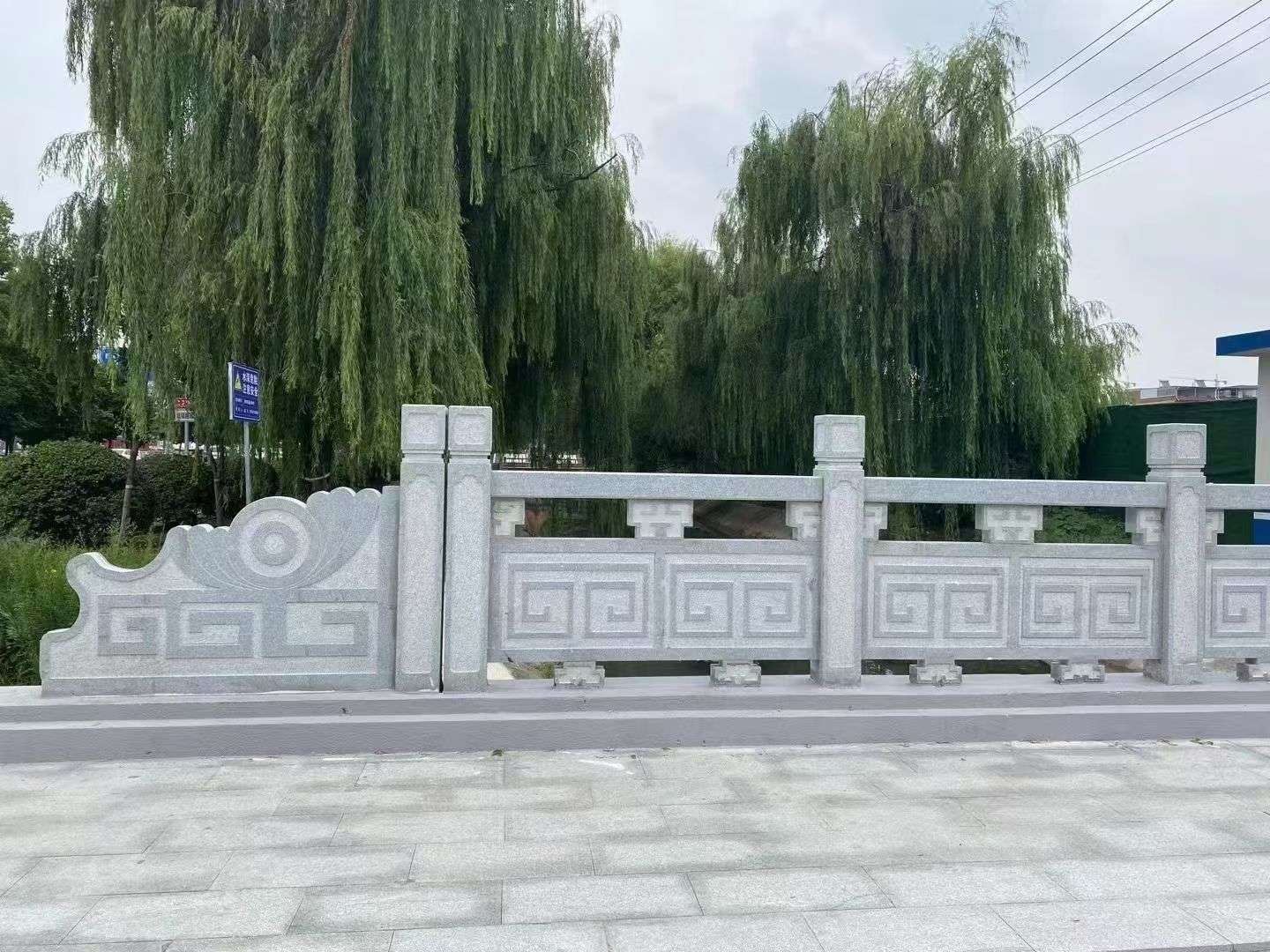 惠州 芝麻灰桥栏杆、河道栏杆安装效果