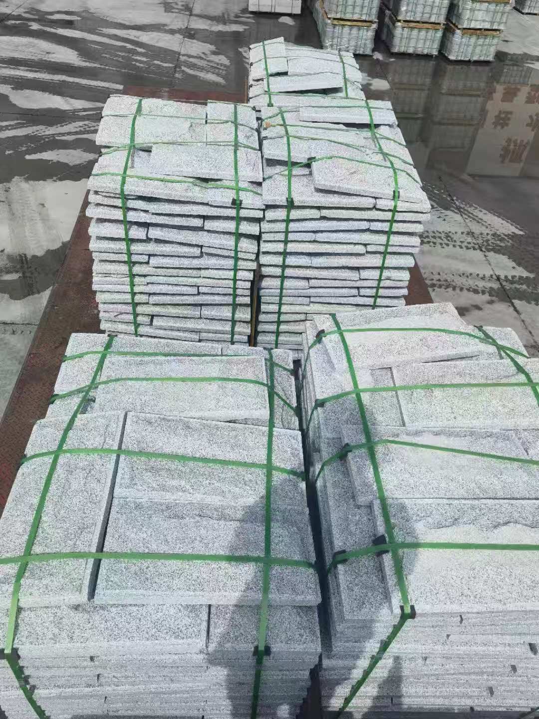 惠州 芝麻白蘑菇石装车出货