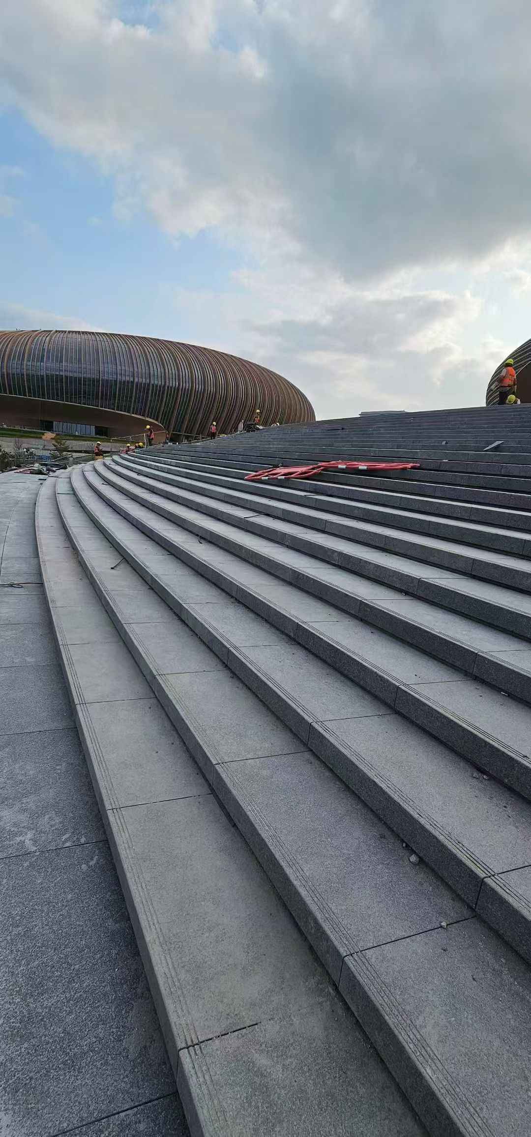 惠州 弧形整石台阶铺装效果图