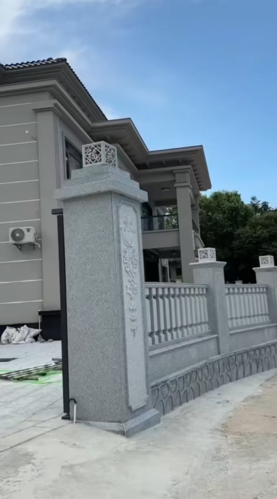 惠州 芝麻白别墅围墙栏杆，私人订制