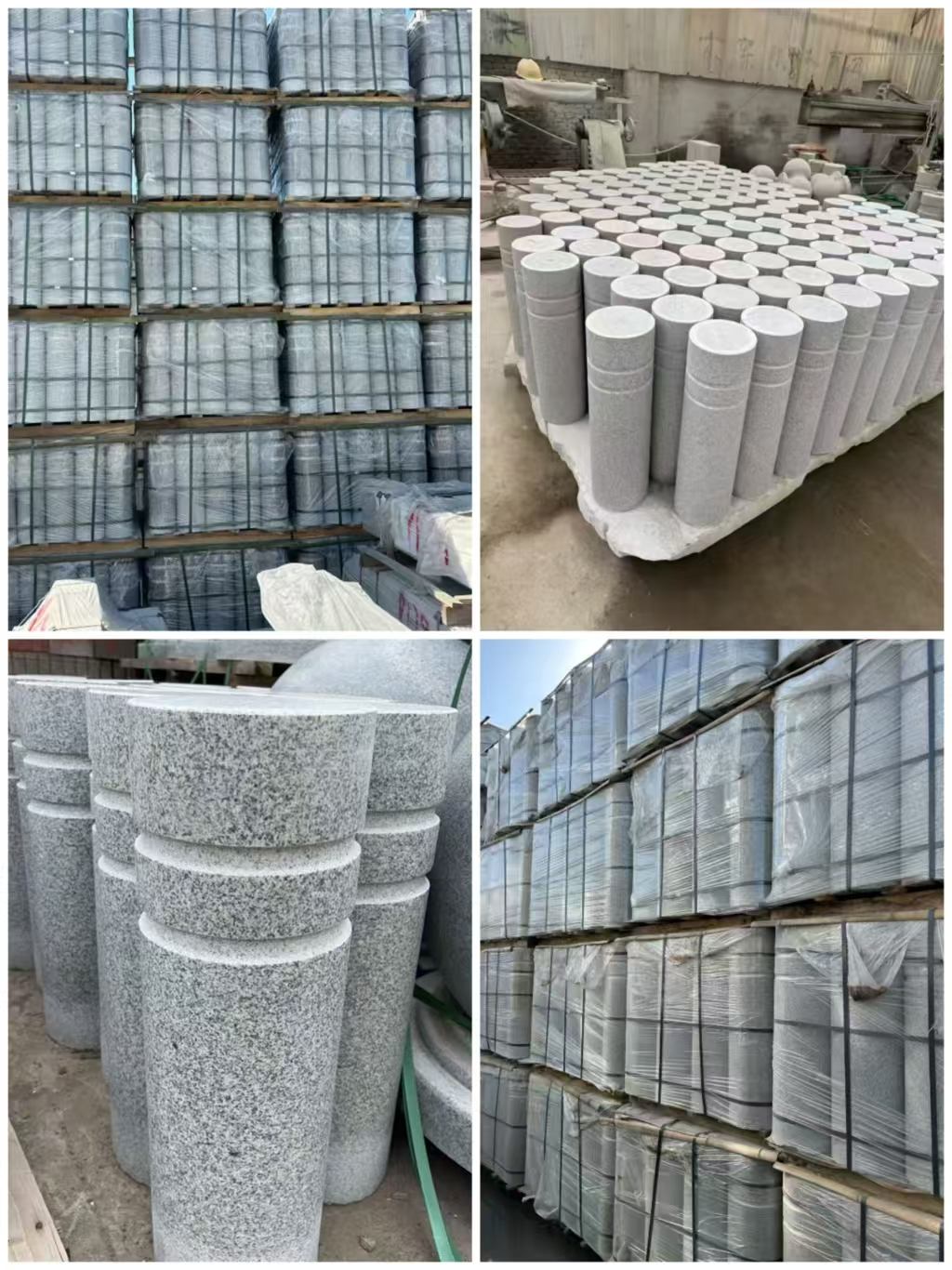 惠州 芝麻白花岗岩挡车柱、隔离柱多少钱