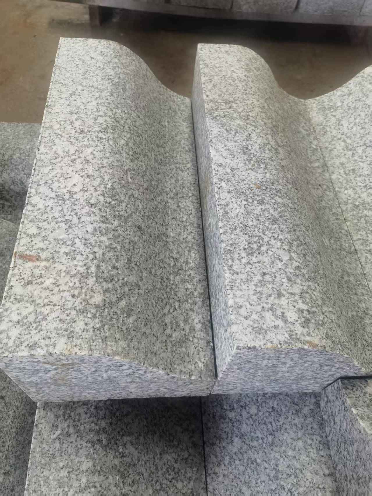 惠州芙蓉白S型拉丝面路沿石